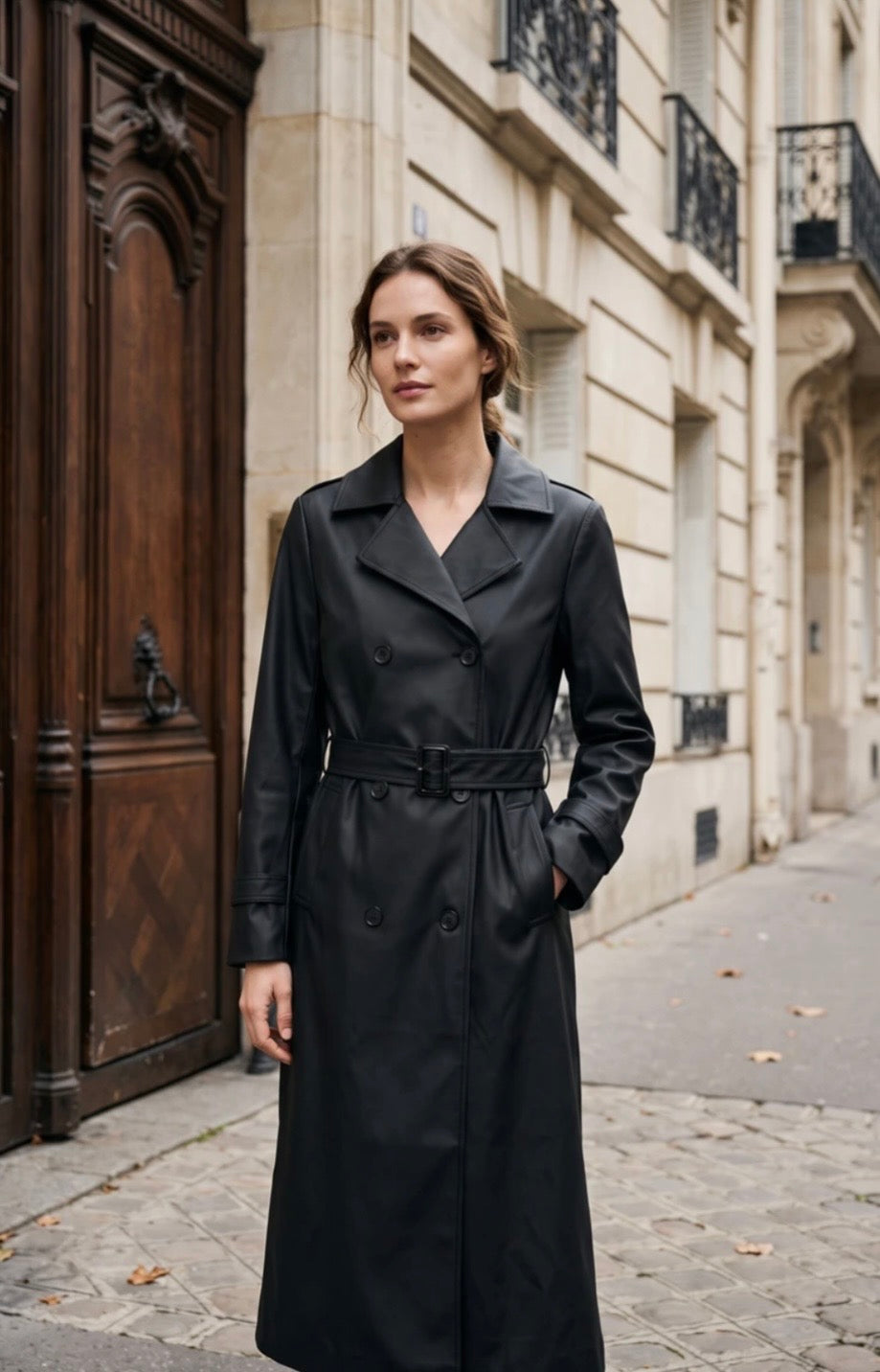 Trench in ecopelle
