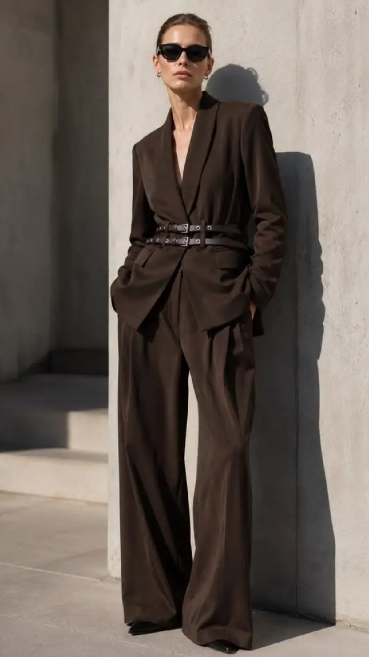 Tailleur completo doppia cintura